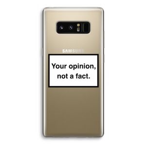 Your opinion: Samsung Galaxy Note 8 Transparant Hoesje