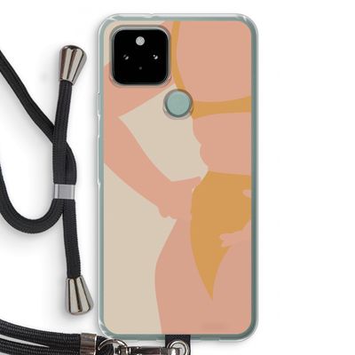 Bikini body: Pixel 5 Transparant Hoesje met koord