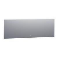 Brauer Jade Spiegel - Rechthoekig - 200 cm - met Directe LED-Verlichting - Dimbaar - met Touchbediening