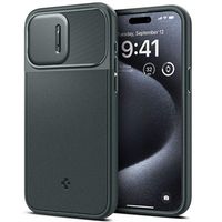 Spigen Optik Armor mobiele telefoon behuizingen 15,5 cm (6.1") Hoes Groen - thumbnail