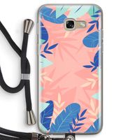Tropisch: Samsung Galaxy A5 (2017) Transparant Hoesje met koord