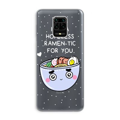 I'm A Hopeless Ramen-Tic For You: Xiaomi Redmi Note 9 Pro Transparant Hoesje