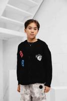 Black Bananas Convoy Cardigan Sweater Kids Zwart - Maat 152 - Kleur: Zwart | Soccerfanshop
