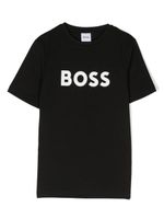 BOSS Kidswear t-shirt à logo embossé - Noir - thumbnail