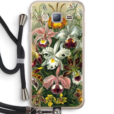 Haeckel Orchidae: Samsung Galaxy J3 (2016) Transparant Hoesje met koord
