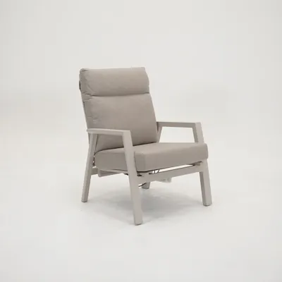 Loungestoel ohio crème