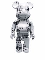 MEDICOM TOY x Andy Warhol figurine BE@RBRICK Elvis - Gris - thumbnail