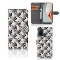 OnePlus Nord N100 | Telefoonhoesje | Met pasjeshouder | Salamander Grey