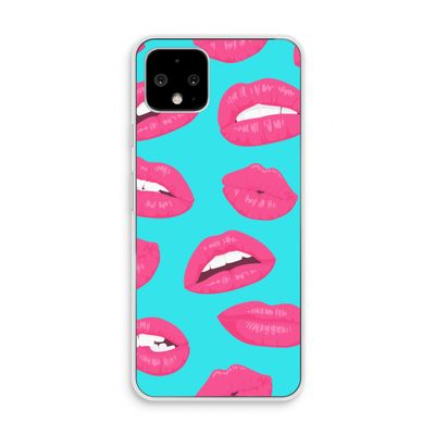 Bite my lip: Pixel 4 Transparant Hoesje