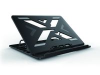 Conceptronic ERGO Laptop Cooling Stand Laptopstandaard Zwart 39,6 cm (15.6")