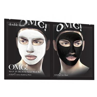 Double Dare OMG! Man in Black Facial Mask Kit Mask Double Dare OMG! Man in Black Facial Mask Kit Mask