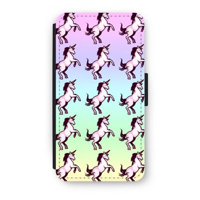Musketon Unicorn: iPhone X Flip Hoesje