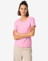 HEMA Dames Basis T-shirt Roze (roze) - thumbnail