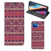 Motorola Moto G 5G Plus | Hoesje met Magneet | Aztec Paars