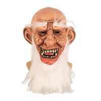 Halloween masker oude man van latex - thumbnail