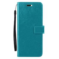 Basey Samsung Galaxy A35 5G Hoesje Book Case Kunstleer Cover Hoes - Turquoise - thumbnail