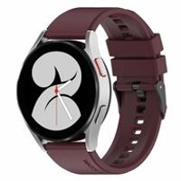 Siliconen gesp bandje - Bordeaux - Samsung Galaxy Watch Active 2