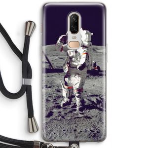 Spaceman: OnePlus 6 Transparant Hoesje met koord