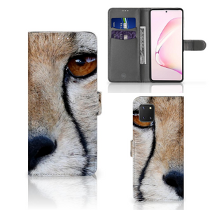 Samsung Note 10 Lite Telefoonhoesje met Pasjes Cheetah