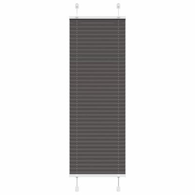 Pliss rolgordijn 50x100 cm stofbreedte 49,4 cm polyester zwart