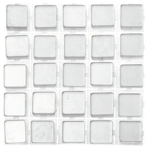 119x stuks mozaieken maken steentjes/tegels kleur grijs 5 x 5 x 2 mm - Mozaiektegel