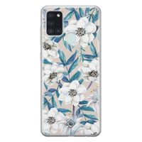 Samsung Galaxy A21s siliconen telefoonhoesje - Touch of flowers
