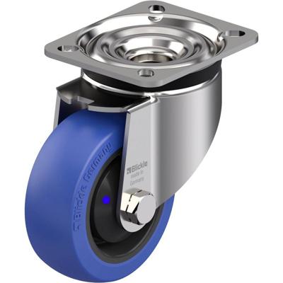 Blickle LKX-POBS 100XKA-1 RVS zwenkwiel met hoog draagvermogen Wieldiameter: 100 mm Draagvermogen (max.): 200 kg 1 stuk(s)