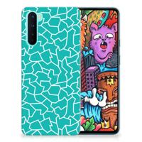 OnePlus Nord | Hoesje maken | Cracks Blue