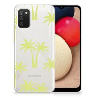 Samsung Galaxy A02s TPU Case Palmtrees - thumbnail