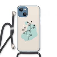Love your petals: iPhone 13 mini Transparant Hoesje met koord