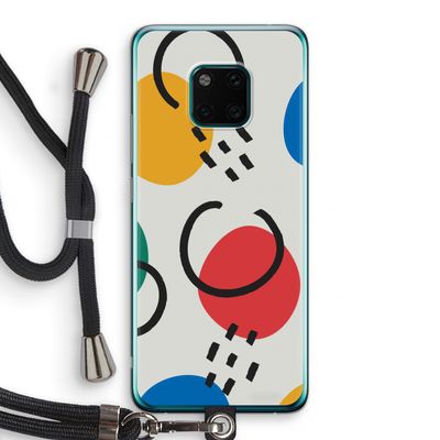 Illustratieve pop 3: Huawei Mate 20 Pro Transparant Hoesje met koord