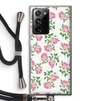 Kleine roosjes: Samsung Galaxy Note 20 Ultra / Note 20 Ultra 5G Transparant Hoesje met koord