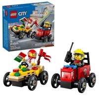 LEGO CITY 60458 Pizza vs. Brandweerwagen