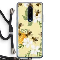 No flowers without bees: OnePlus 7 Pro Transparant Hoesje met koord