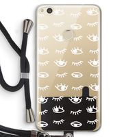 Eye pattern #3: Huawei Ascend P8 Lite (2017) Transparant Hoesje met koord