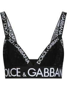 Dolce & Gabbana soutien-gorge en tulle - Noir