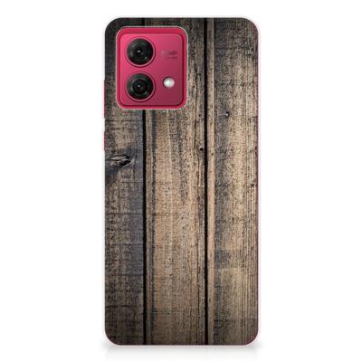 Motorola Moto G84 | Bumper Hoesje | Steigerhout