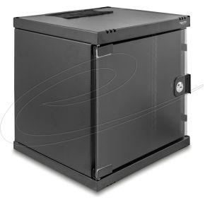 DeLOCK 43422 rack 6U Vrijstaand, wand-, vloerrek Zwart