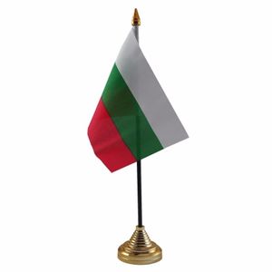 Bulgarije versiering tafelvlag 10 x 15 cm   -