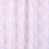 Differnz Boho douchegordijn 100% polyester - verzwaarde onderzoom - 180 x 200 cm - pink