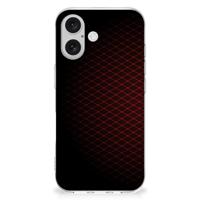 iPhone 16 | TPU bumper | Geruit Rood