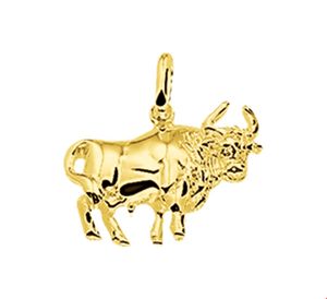Hanger Sterrenbeeld Stier geelgoud