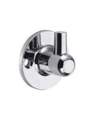 BH-4PR wandpenhouder voor handdouche, chroom gemaakt van koper-zinklegering in combinatie met verbindingsstuk voor handdouche (art. 66420) geschikt voor standaard handdouches garantie: 3 jaar