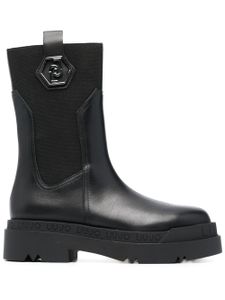 LIU JO bottines chelsea Love 34 en cuir - Noir