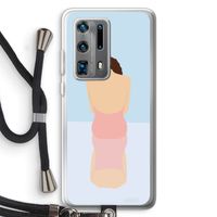 Mirror: Huawei P40 Pro Plus Transparant Hoesje met koord