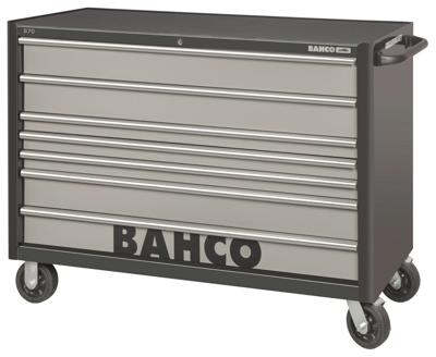 Bahco Gereedschapswagen &apos;classic&apos; C75 53" met 7 lades | extra breed | zwart-grijs | 1016 mm x 501 mm x 1440 mm - 1476KXXL7BK