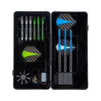 Longfield Games steel darts set - zwart