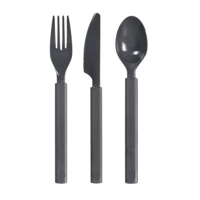 Duni kunststof bestekset 6-delig granite