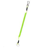 Buiten multifunctionele anti-verloren sleutelhanger TPU voorjaar Lanyard lengte: 32cm(Green)
