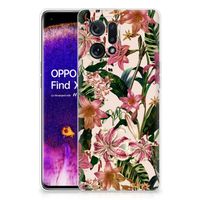 OPPO Find X5 TPU Case Flowers - thumbnail